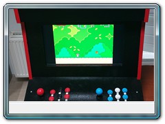 Zelfgebouwde Retro Game Kast 2025